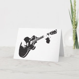 Cartes Pour Fêtes Annuelles Guitare électrique