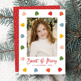 Cartes Pour Fêtes Annuelles Gumdrops doux et merry Photo