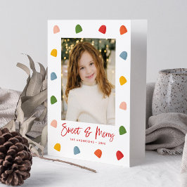 Cartes Pour Fêtes Annuelles Gumdrops doux et merry Photo