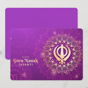 Cartes Pour Fêtes Annuelles Guru Nanak