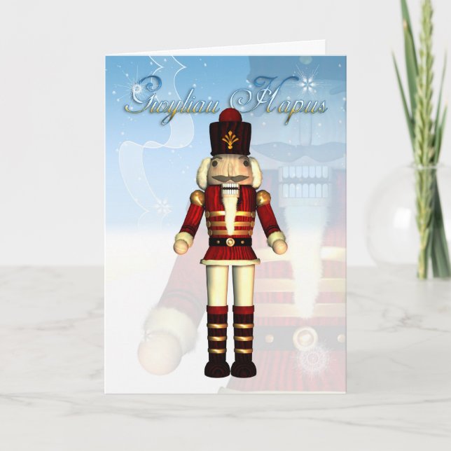 Cartes Pour Fêtes Annuelles Gwyliau Hapus (Devant)