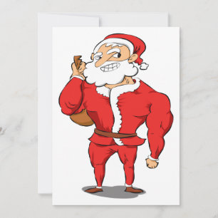 Cartes Pour Fêtes Annuelles Gym de Buff