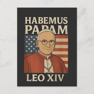 Cartes Pour Fêtes Annuelles Habemus papam Pape Léon XIV Église chrétienne