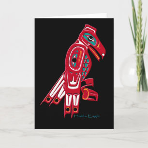 Cartes Pour Fêtes Annuelles HAIDA EAGLE Collection