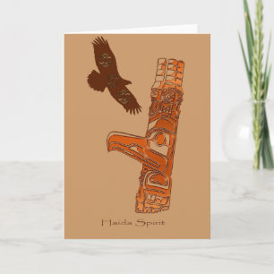 Cartes Pour Fêtes Annuelles HAIDA SPIRIT Collection cadeaux