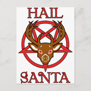 Cartes Pour Fêtes Annuelles Hail Père Noël