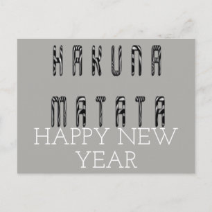 Cartes Pour Fêtes Annuelles Hakuna Matata Bonne Année