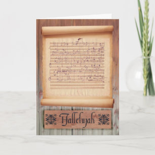 Cartes Pour Fêtes Annuelles Hallelujah
