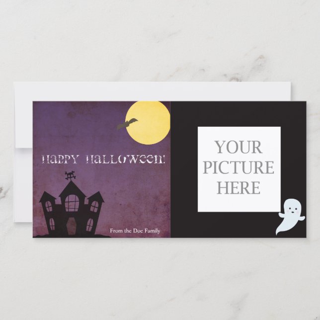Cartes Pour Fêtes Annuelles Halloween (Devant)