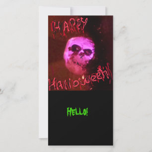 Cartes Pour Fêtes Annuelles Halloween bonjour