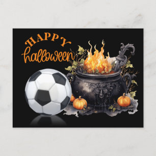 Cartes Pour Fêtes Annuelles Halloween de football pour joueur