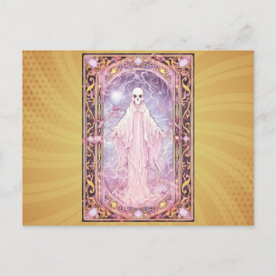 Cartes Pour Fêtes Annuelles Halloween déplaisant Arrière - plan or Fantôme écl