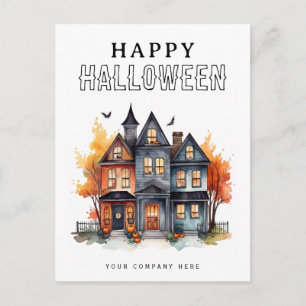 Cartes Pour Fêtes Annuelles Halloween House Immo Marketing