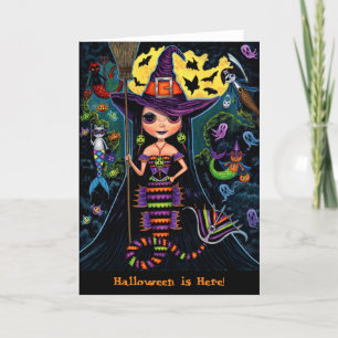 Cartes Pour Fêtes Annuelles Halloween Mercats Mercats Mercats Fantômes Citroui