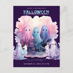 Cartes Pour Fêtes Annuelles Halloween Spooktacular Ghouls Party