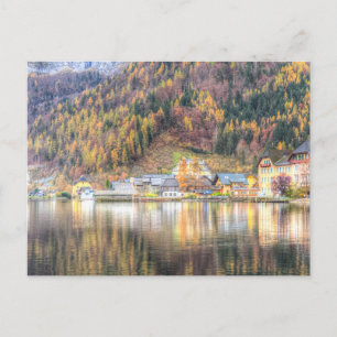 Cartes Pour Fêtes Annuelles Hallstatt Village Autriche