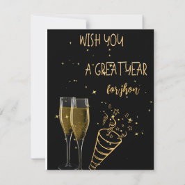 Cartes Pour Fêtes Annuelles handschriftlich elegan Feiertagskarte