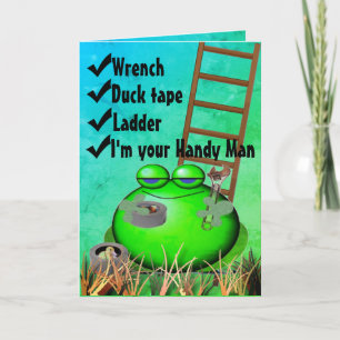 Cartes Pour Fêtes Annuelles Handyman