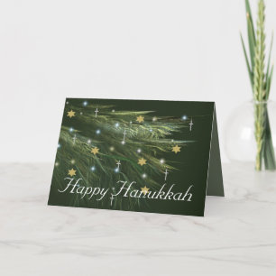 CARTES POUR FÊTES ANNUELLES HANOUKKA BUSH