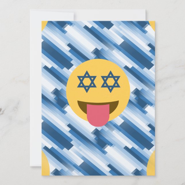 Cartes Pour Fêtes Annuelles hanoukka chanukkah emoji (Devant)