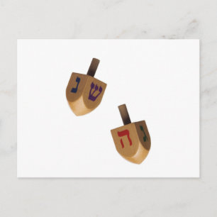 Cartes Pour Fêtes Annuelles Hanoukka Dreidel - Hanukah Dreidels