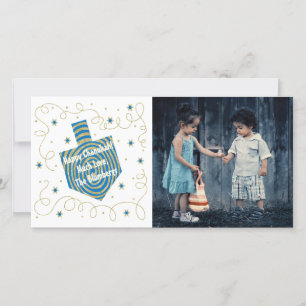 Cartes Pour Fêtes Annuelles Hanoukka Dreidel Pinwheel