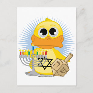 Cartes Pour Fêtes Annuelles Hanoukka Duck
