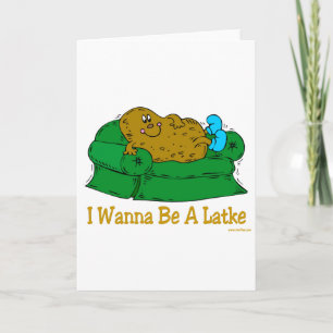 CARTES POUR FÊTES ANNUELLES HANOUKKA FUNNY DONNE "JE VEUX ÊTRE UN FEU"