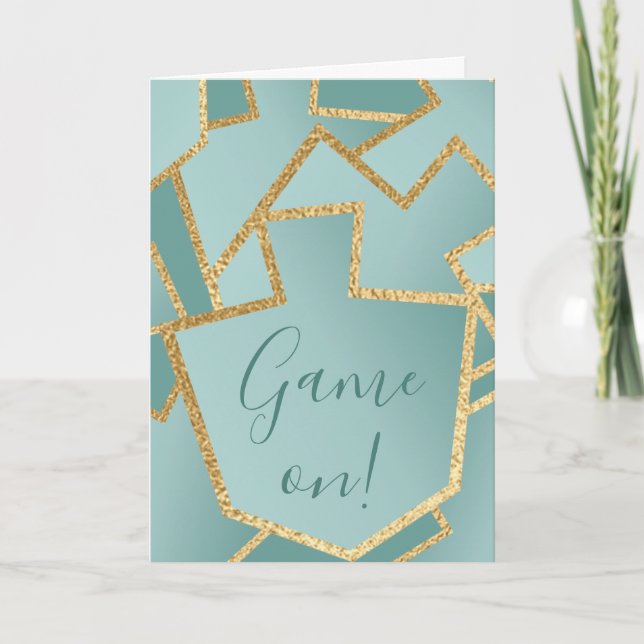 Cartes Pour Fêtes Annuelles Hanoukka Greeting Card Elegant Dreidels/Turquoise (Devant)