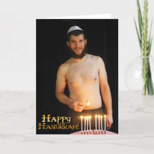Cartes Pour Fêtes Annuelles Hanoukka heureux - Noé (sous-vêtements)