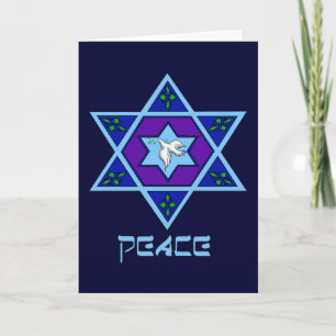 Cartes Pour Fêtes Annuelles Hanoukka Peace Art