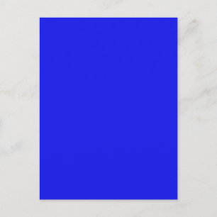 Cartes Pour Fêtes Annuelles Hanukkah Bright Neon Blue Solid Holiday Background