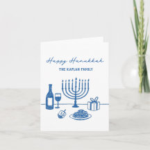 Hanukkah Juif Tendance Personnalisé Dessin à la Ma