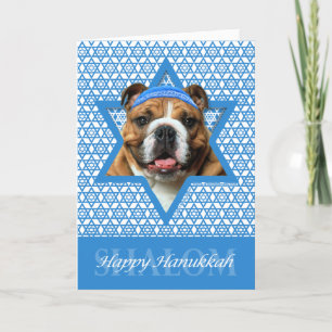 Cartes Pour Fêtes Annuelles Hanukkah Star of David - Bulldog