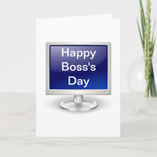 Cartes Pour Fêtes Annuelles Happy Boss's Day