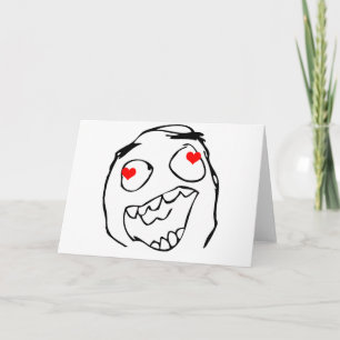 Cartes Pour Fêtes Annuelles Happy derp Valentine in love - mème