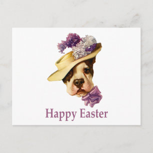 Cartes Pour Fêtes Annuelles Happy Easter Bulldog
