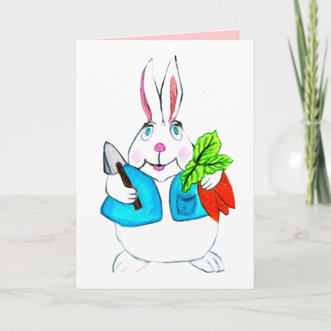Cartes Pour Fêtes Annuelles HAPPY EASTER BUNNY card (Devant)
