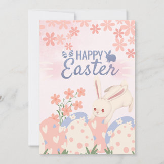 Cartes Pour Fêtes Annuelles Happy easter card 