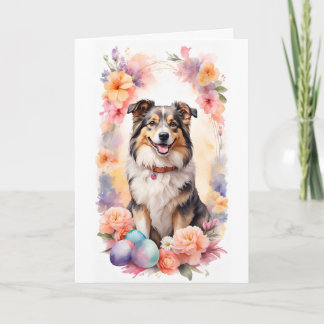 Cartes Pour Fêtes Annuelles Happy Easter Dog