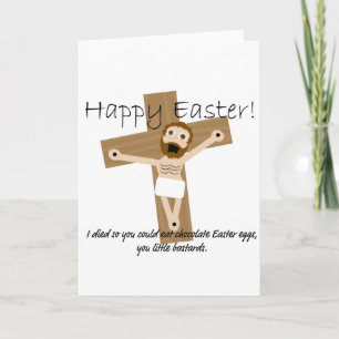 Cartes Pour Fêtes Annuelles Happy Easter from Angry Jésus