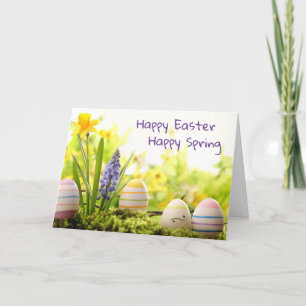 CARTES POUR FÊTES ANNUELLES ***HAPPY EASTER HEUREUX PRINTEMPS HEUREUX TOUT***