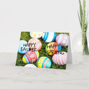 CARTES POUR FÊTES ANNUELLES ***HAPPY EASTER HEUREUX PRINTEMPS HEUREUX TOUT***