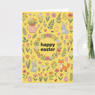 Cartes Pour Fêtes Annuelles Happy Easter Spring Card