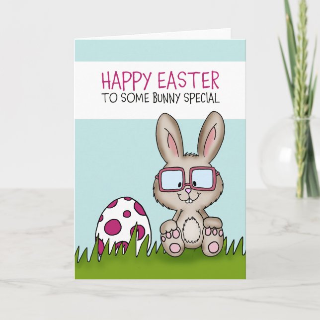 Cartes Pour Fêtes Annuelles Happy Easter to some bunny special (Devant)