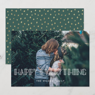 Cartes Pour Fêtes Annuelles Happy Everything Retro Art Déco Photo