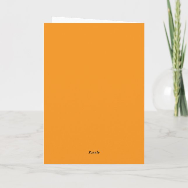 Cartes Pour Fêtes Annuelles Happy FriendsGiving! (Dos)