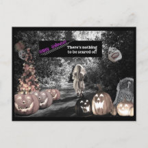 Happy  Halloween ポストカード【怖い物はない！】