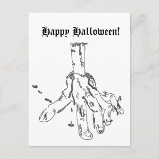 Cartes Pour Fêtes Annuelles Happy Halloween Postcard