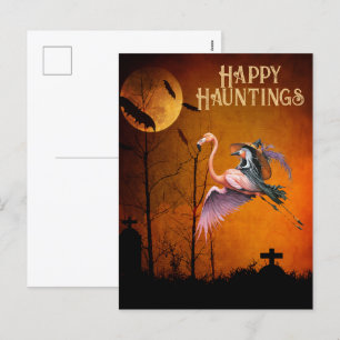 Cartes Pour Fêtes Annuelles Happy Hauntings Drôle Halloween Salutation